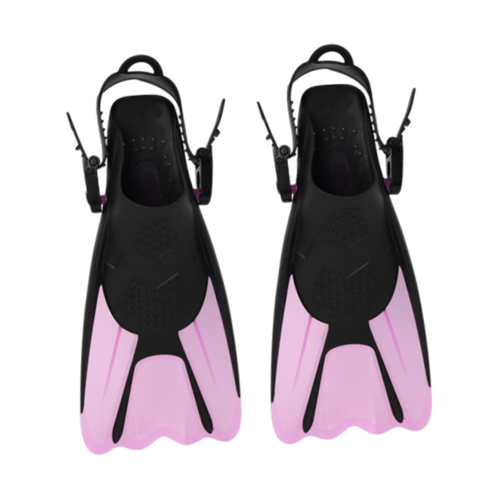 Amagogo Aletas de Buceo, Aletas de Snorkel, de Buceo y Snorkel Resistentes y Ligeras con Correa Ajustable para Viajes.