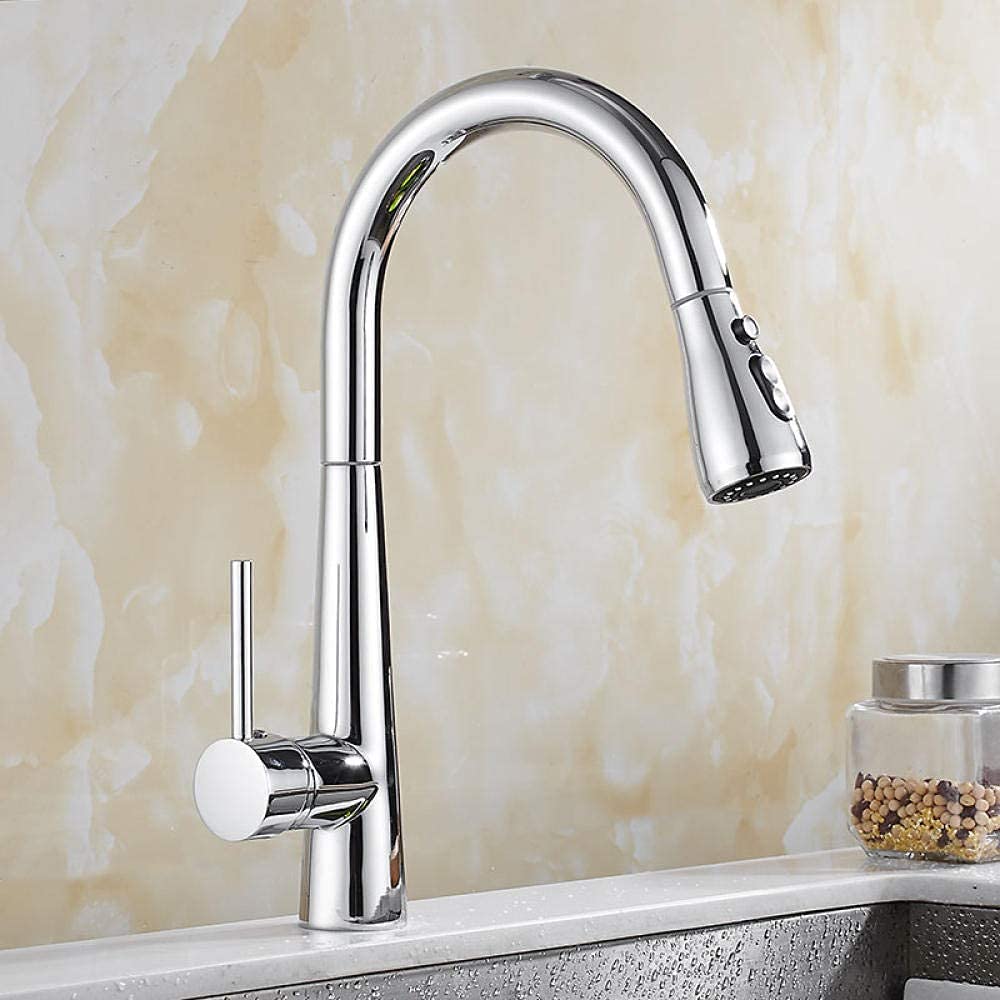 Robinet de cuisine extractible pour un lavage d'évier fluide au quotidien