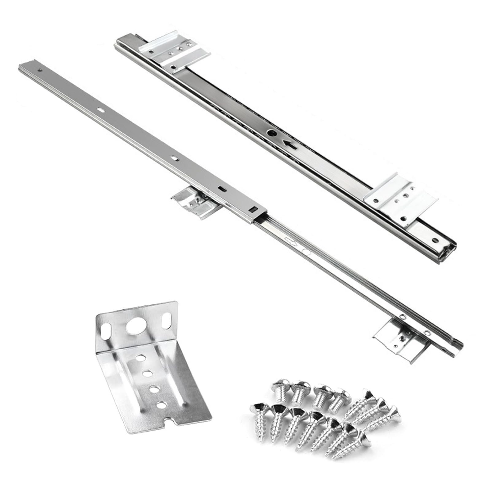 Strong Metal Keyboards Shelf with Quiet Sliding Mechanism & Ergonomic Setups Keyboards Drawer Systems for Computer Desk Under Desk Keyset Owner