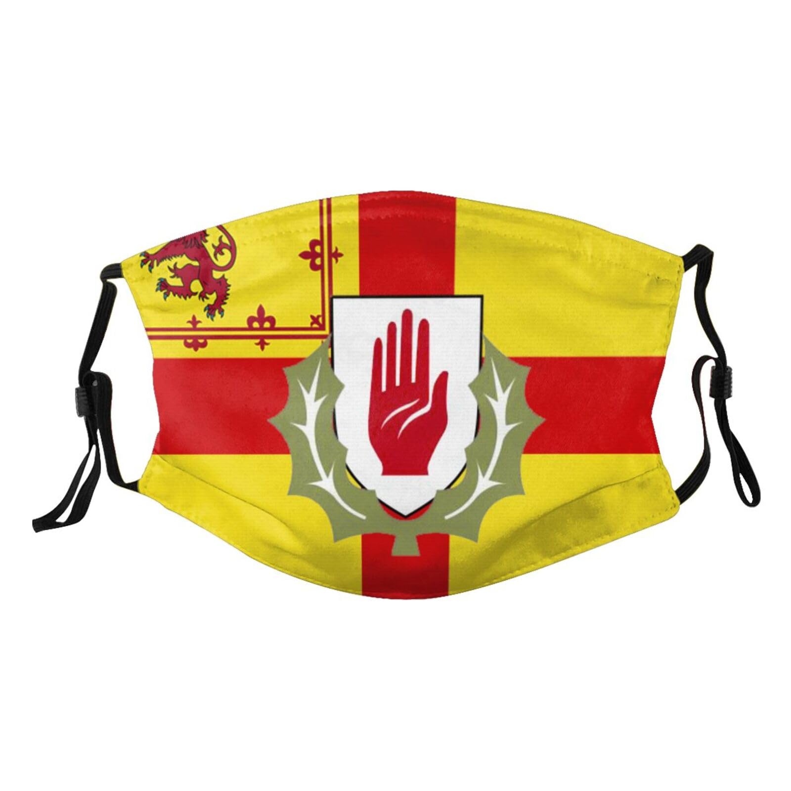Ulster Scots Flag Adult Dust Mask Adjustable Dust Face with 2 Filter84