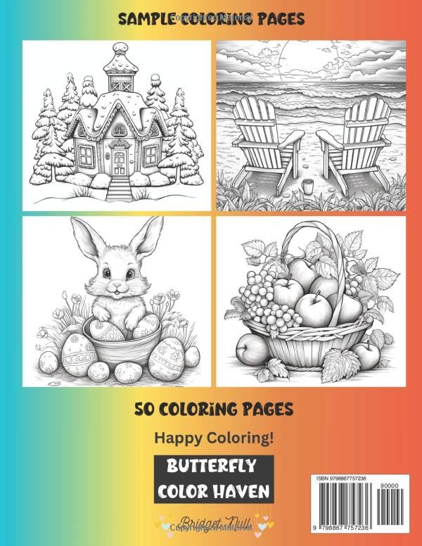 Miniatura 2 de Four Seasons 50 Four Seasons Coloring Pages Relaxation and Stress Relief for All Ages Coloring Therapy