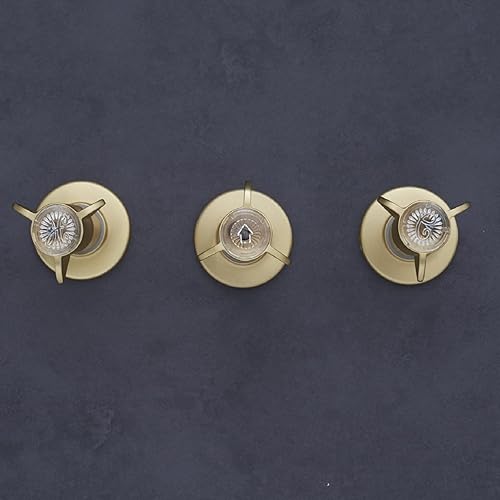 Miniatura 3 de SENTO - Juego de 3 manijas para bañera y ducha Sayco para grifos Sayco, ducha de bañera, 9B-3H, 9B-3C, 9B-5D, fácil instalación, metal resistente,