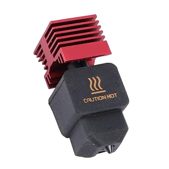 Bewinner High Flowrate 3D Printer Hotend 0.4mm Nozzle, Replacement for Bambu Lab H2D, H2D Combo, A1, A1 Mini, Nano Coated Red Cooling Block, Hardened Steel