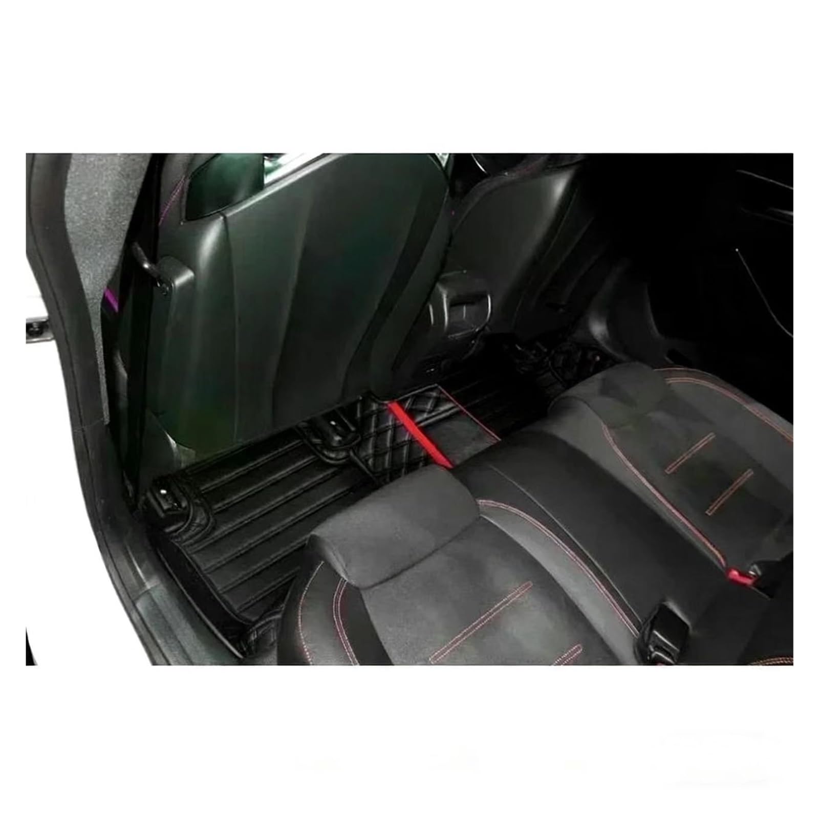 Alfombrillas Esteras Modificadas Requisitos Particulares Piso Coche 5D Estera Anti Resbalón Las Alfombras Accesorios Interior para Cayman 2012 Alfombrilla de Coche(R-Black)
