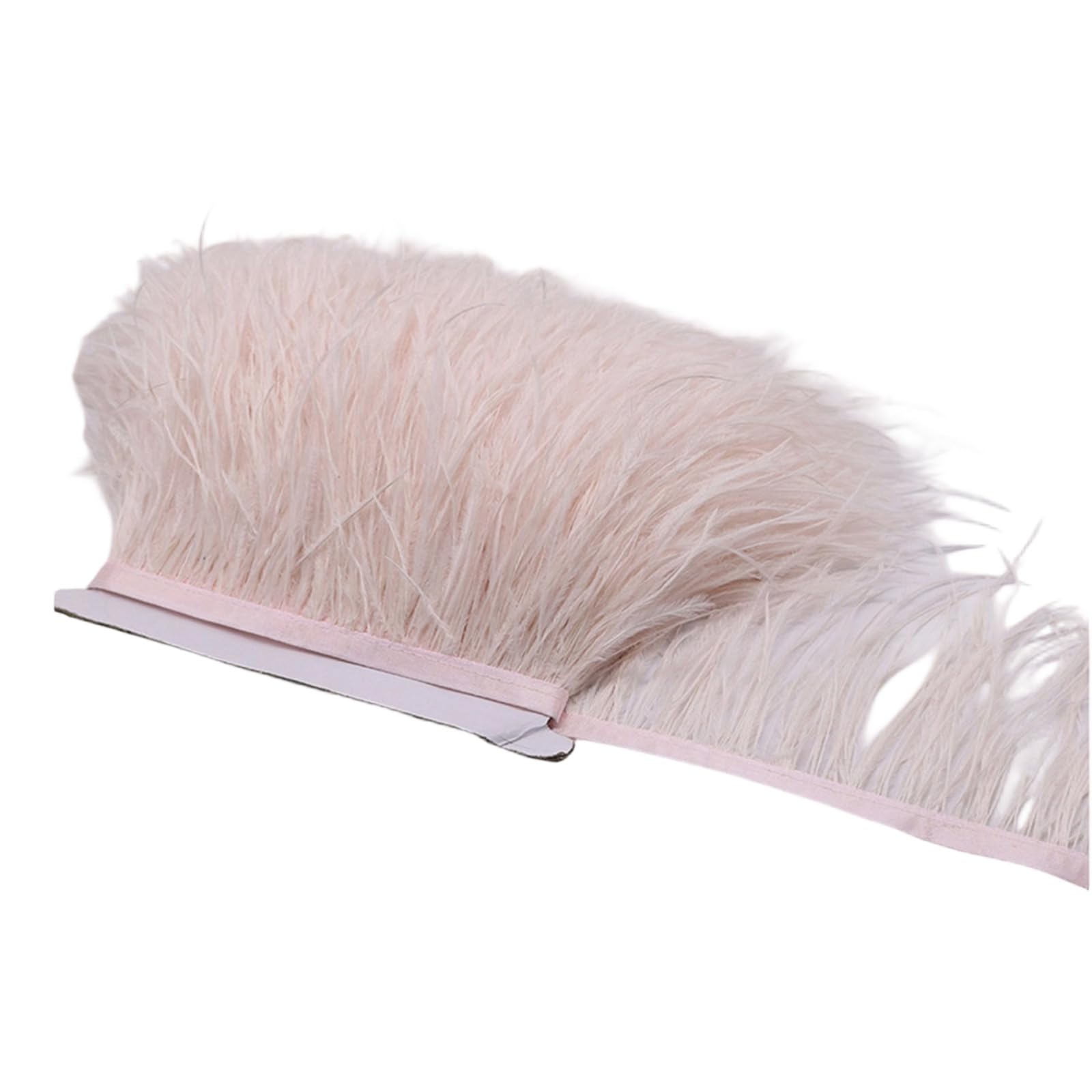 Qusinfc 8 to 10Cm Colorful Ostriches Indumentum Trim Long Tassels Indumentum Ribbon Fringes Trim for and Costume Accessories