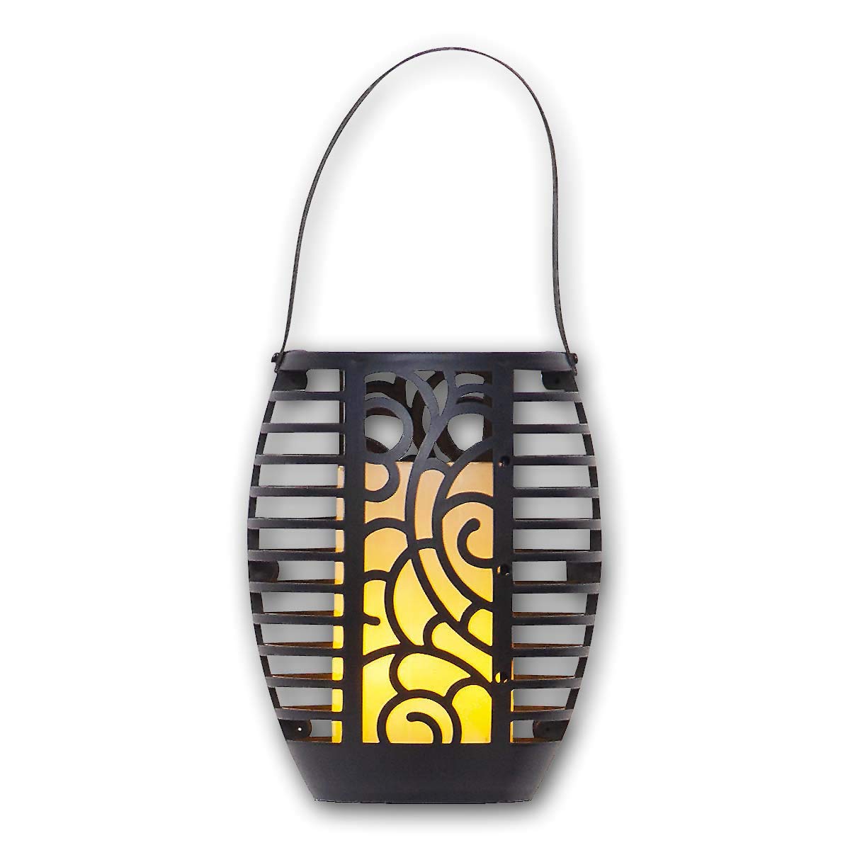 5x LED-Solar-Fackel "Flame", 3 in 1 imitiert Feuer