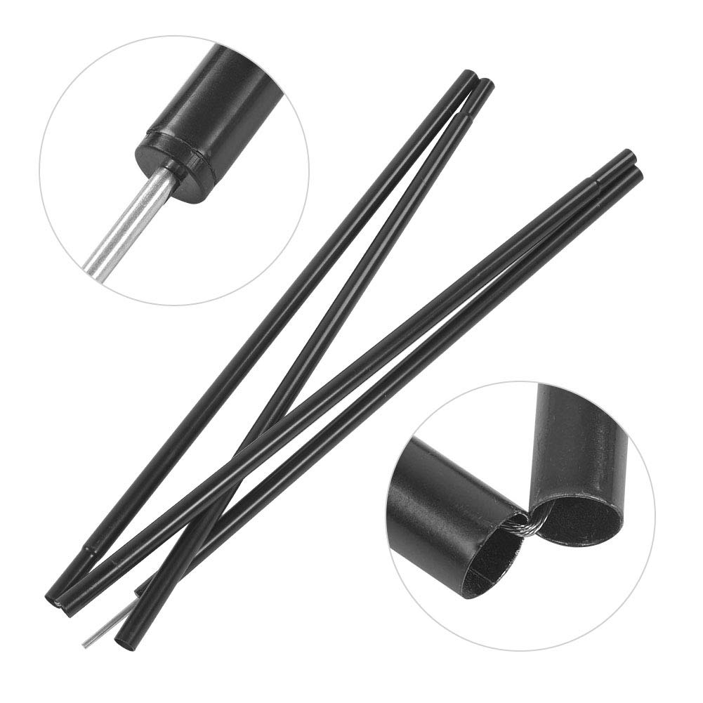 2 Stück Zeltstangen Set - Teleskop Stützstangen 2m Für Camping & Outdoor