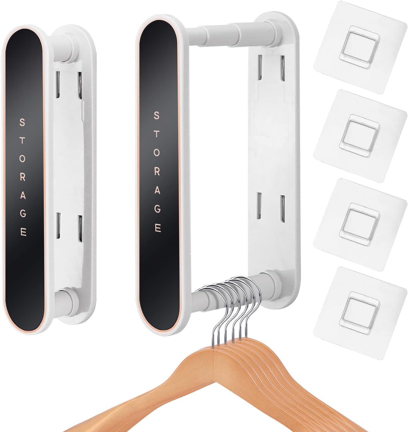 Hanger Stacker, Hanger Organizer Pack of 2, Retractable