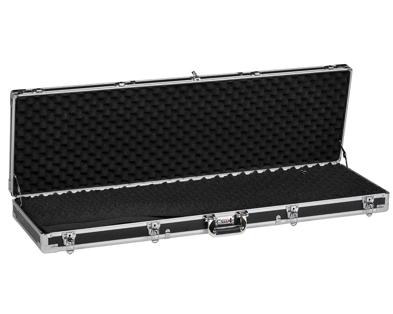 FC 125 Transportkoffer, Gewehrkoffer, Waffenkoffer, Langwaffenkoffer extra breit, Alukoffer mit Zahlenschloss, Transportkoffer für Waffen, Messgeräte, Muster, Musikinstrumente