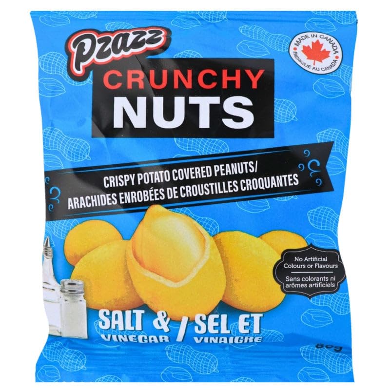 Amazon.com : Pzazz Crunchy Nuts, Crispy Potato Covered Peanuts