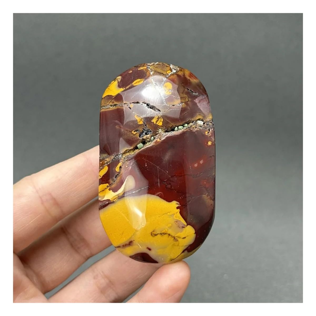Pierre de cristal jaune d'œuf d'exception ornement d'intérieur premium