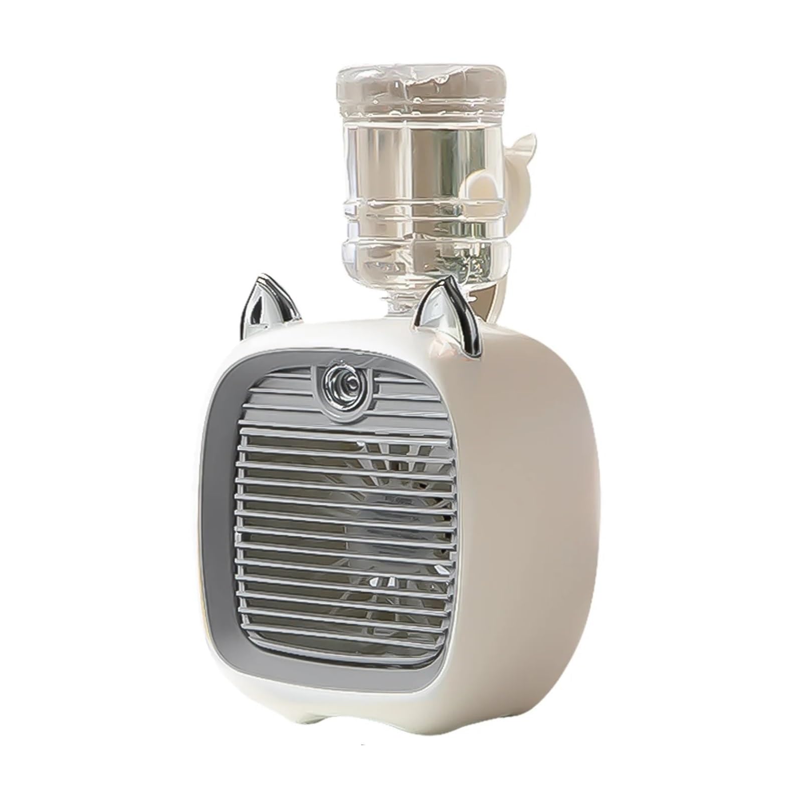 Ventilateur Portable Climatiseur Portable USB Mini Refroidisseur d'air Ventilateur de Refroidissement par Eau avec 3 Vitesses 2 Modes purificateur humidificateur par pulvérisation pour Voiture