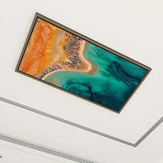 6 Pack Fluorescent Light Covers for Ceiling Lights Abstract aerial photography Useless Loop Western Australia Decorative Magnetic Fluorescent Light Filters for Classroom Office Home 4x2 ft