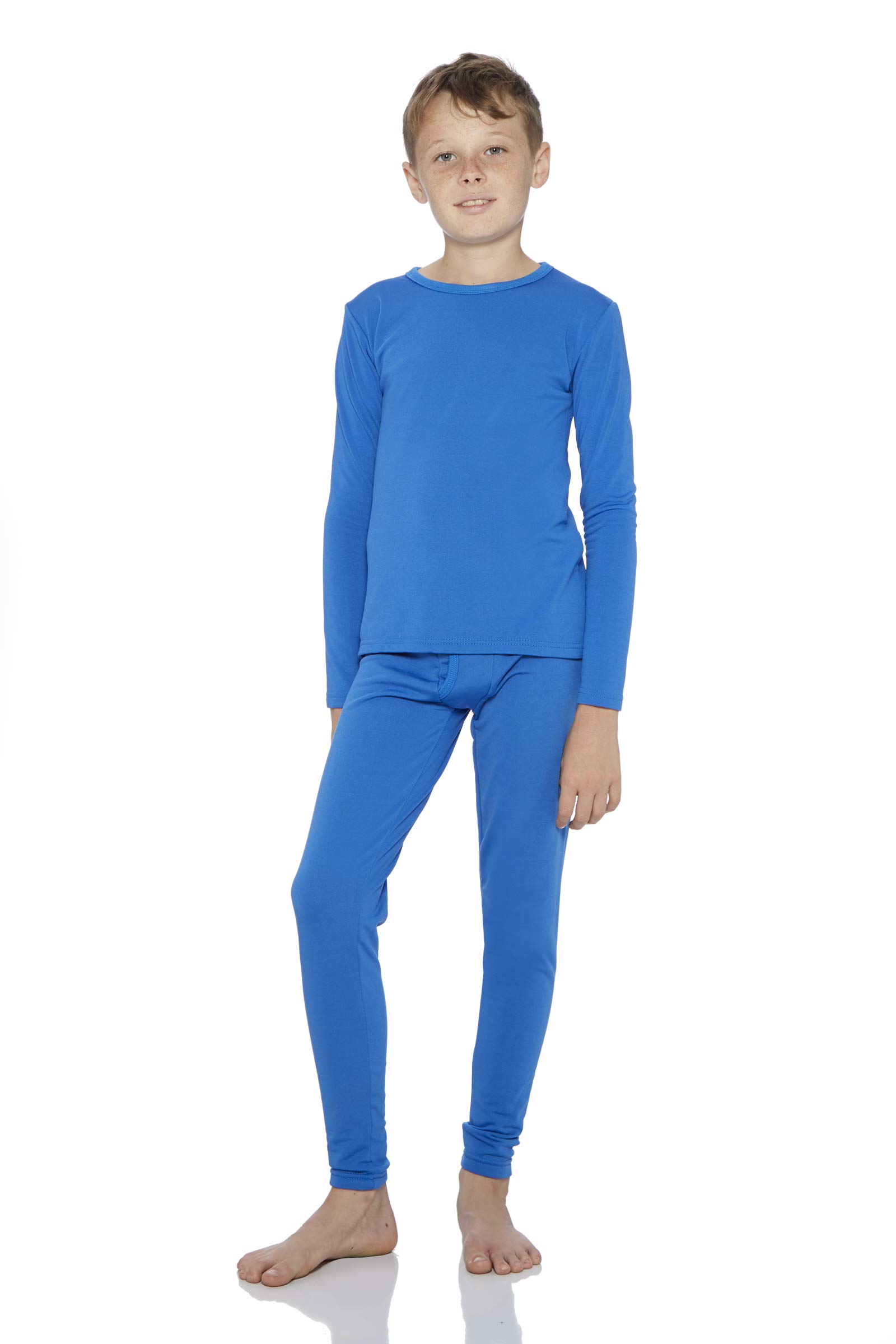 ROCKYRocky Thermal Underwear for Kids, Boys Thermals Top & Bottom Set, Long Johns Underwear, Base Layer for Cold Weather/Skiing