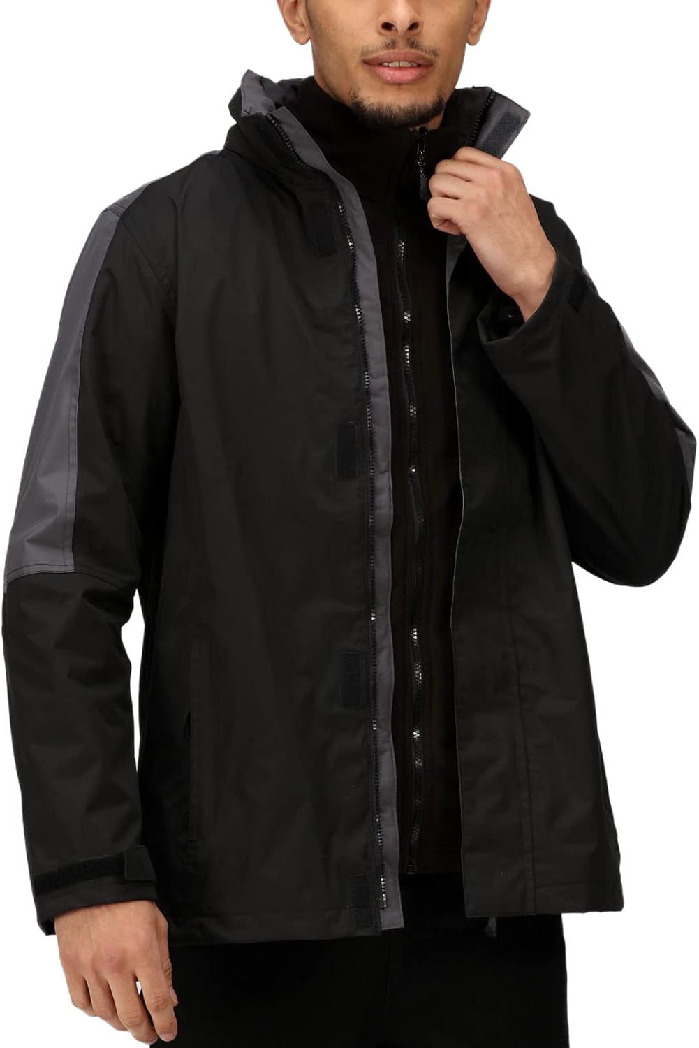 Regatta Defender III Black/Sealgr M