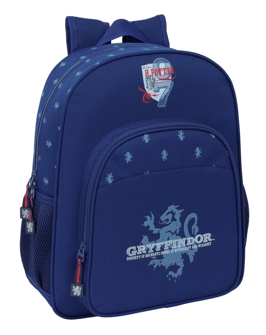 Sac à dos enfant idéal pour l'école Harry Potter bleu - 4