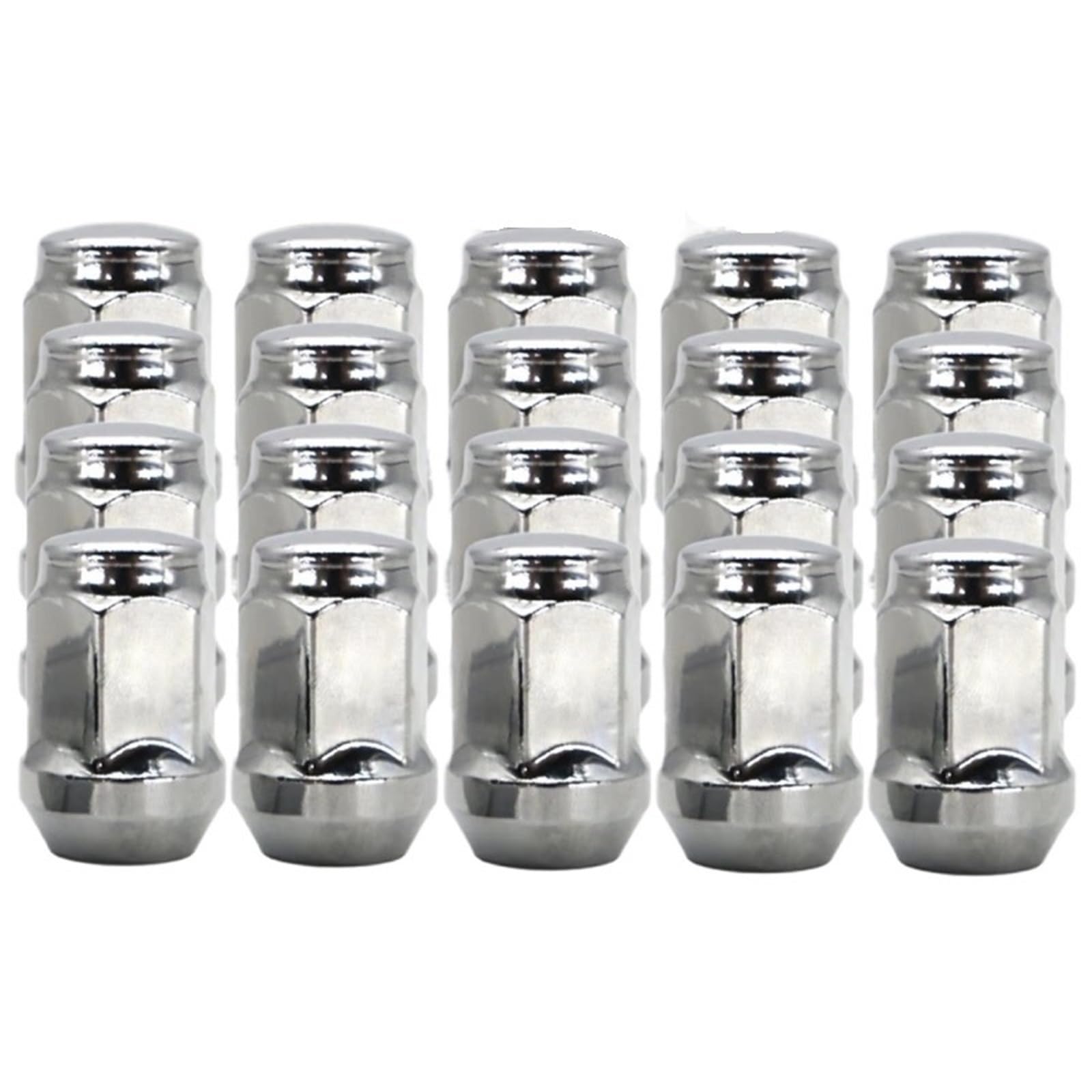 Pernos de Rueda Compatible Con Jeep Para Grand Para Cherokee ZJ WJ WK 1993-2010 20X Tuercas De Rueda De Acero Accesorios Externos Cromados