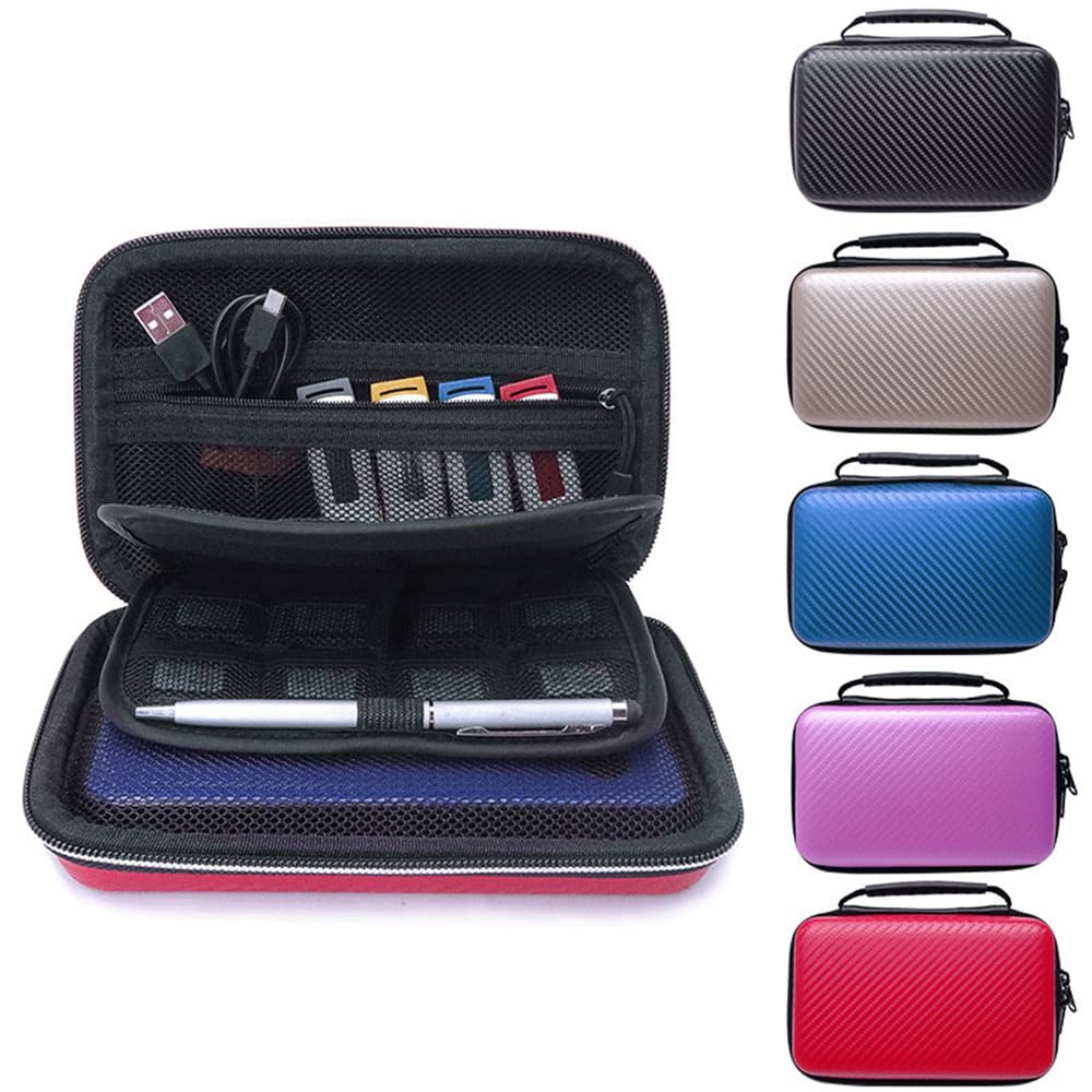 VSEER Carrying Case for New Nintendo 3DS XL / New 2DS XL, Hard Protective Shell Travel Case for Nintendo 3DS/3DS XL/New 3DS/New 3DS XL- (Pink)
