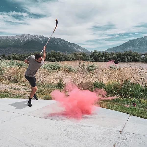 Gender Reveal Hockey Puck β Pink or Blue (Pink) - 1