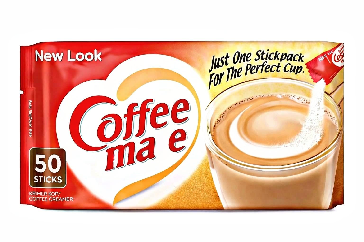Coffee Mates Original Coffee Creamer Stick Pack 50 Sachets Smooth and Creamy Non Dairy Coffee Whitener for Rich Taste and Better Texture 150g (Imported)-image-24