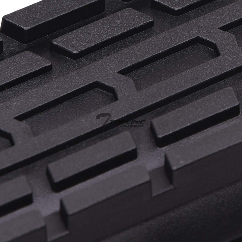 4" Oval Matte Black Side Step Nerf Bars Rail Running Boards Compatible with 04-24 Titan / 16-24 Titan XD Crew Cab