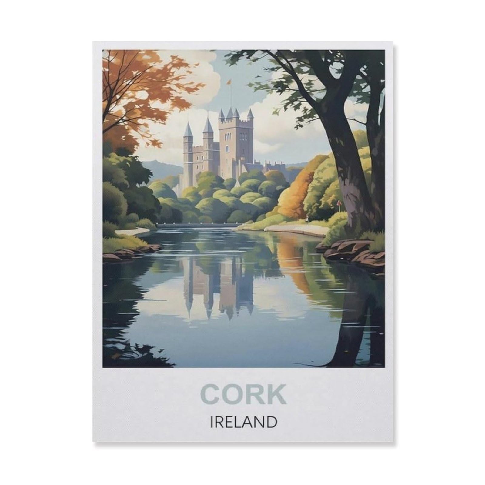 Metal Tin Sign，Cork Ireland(30x40cm）
