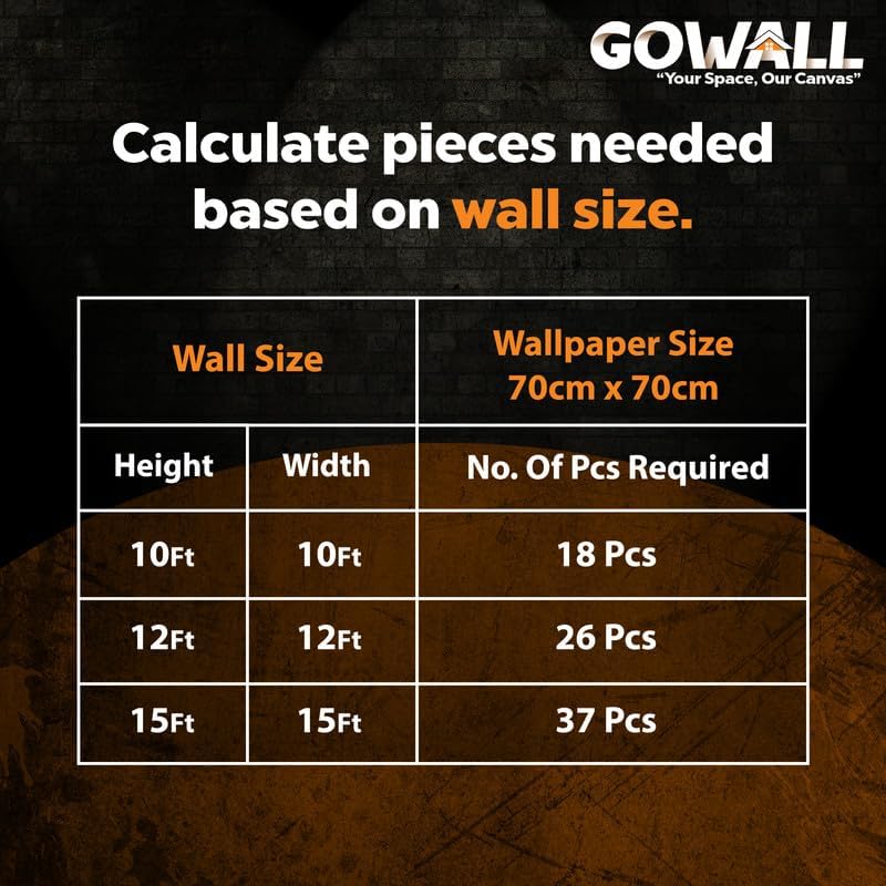 REXOTEX Self-Adhesive Waterproof PE Foam 3D Wall Panels Wallpaper Sticker for Bathroom, Living Room, and Home Decoratio (70 x 77cm) (Pack of 1) 4
