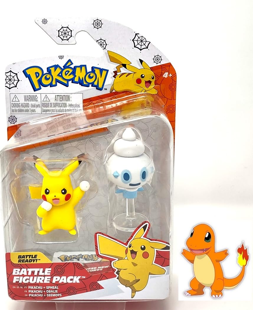 Amazon.com: Pokemon Battle Figure Action Ready 2 Pack with Bonus