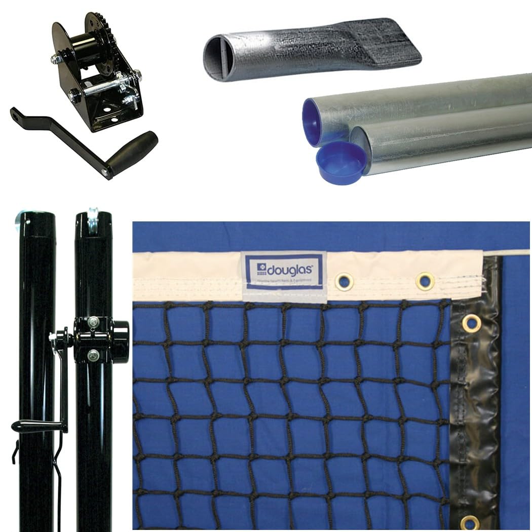 Douglas TN-30 3.0mm Tennis Net - Optional Seasonal Court Maintenance Kit