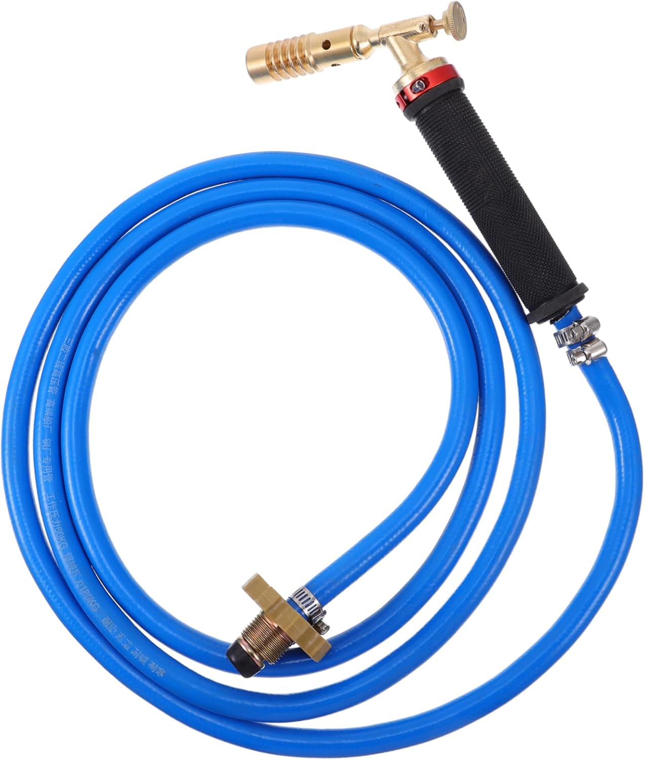 2.5m Copper Welding Torch High Temperature Tool for Welding and Repair All-copper Design with Comfortable Grip and Pressure Reducing Valves Hose