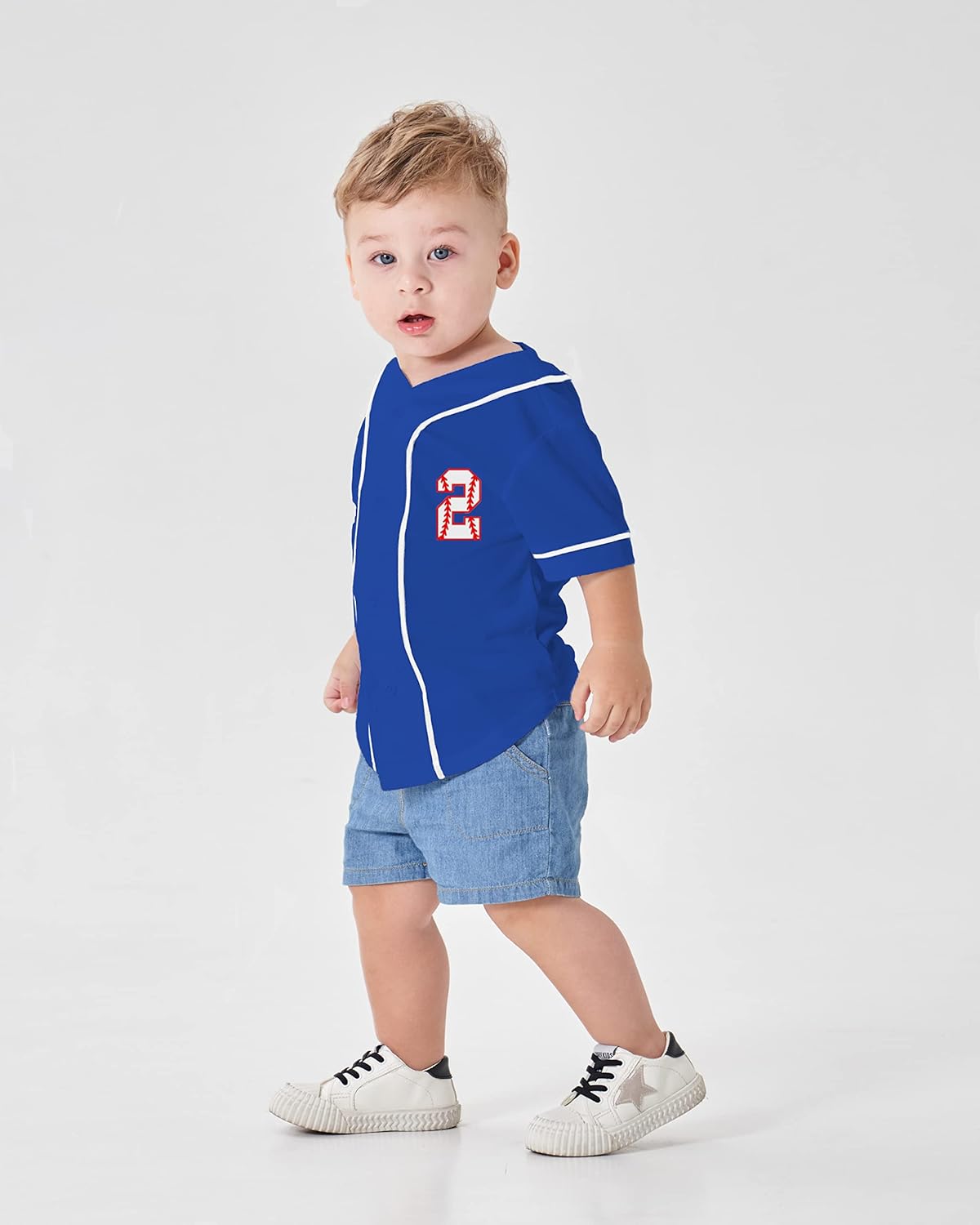 Yuji Itadori Toddler Kids 2nd Baseball Birthday Shirt with Socks Boy Girl Short Sleeve Baseball Jersey Number Outfit T-Shirts - Image 2