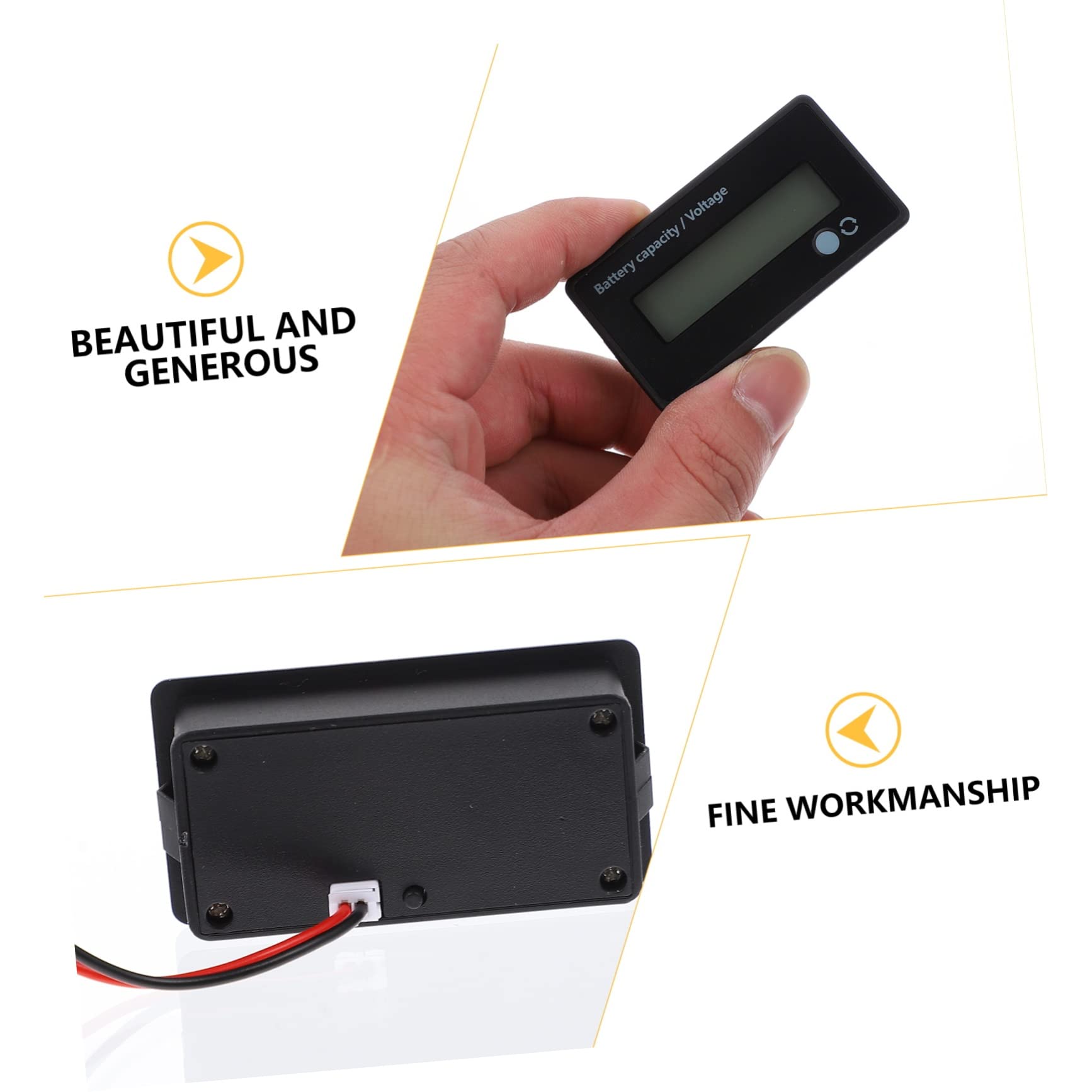Lot De 3 Testeurs De Batterie Pour Voiture Affichage Et Moniteur De Tension De Batterie Pour Un Test Rapide De La Batterie (2 Pièces X 3)