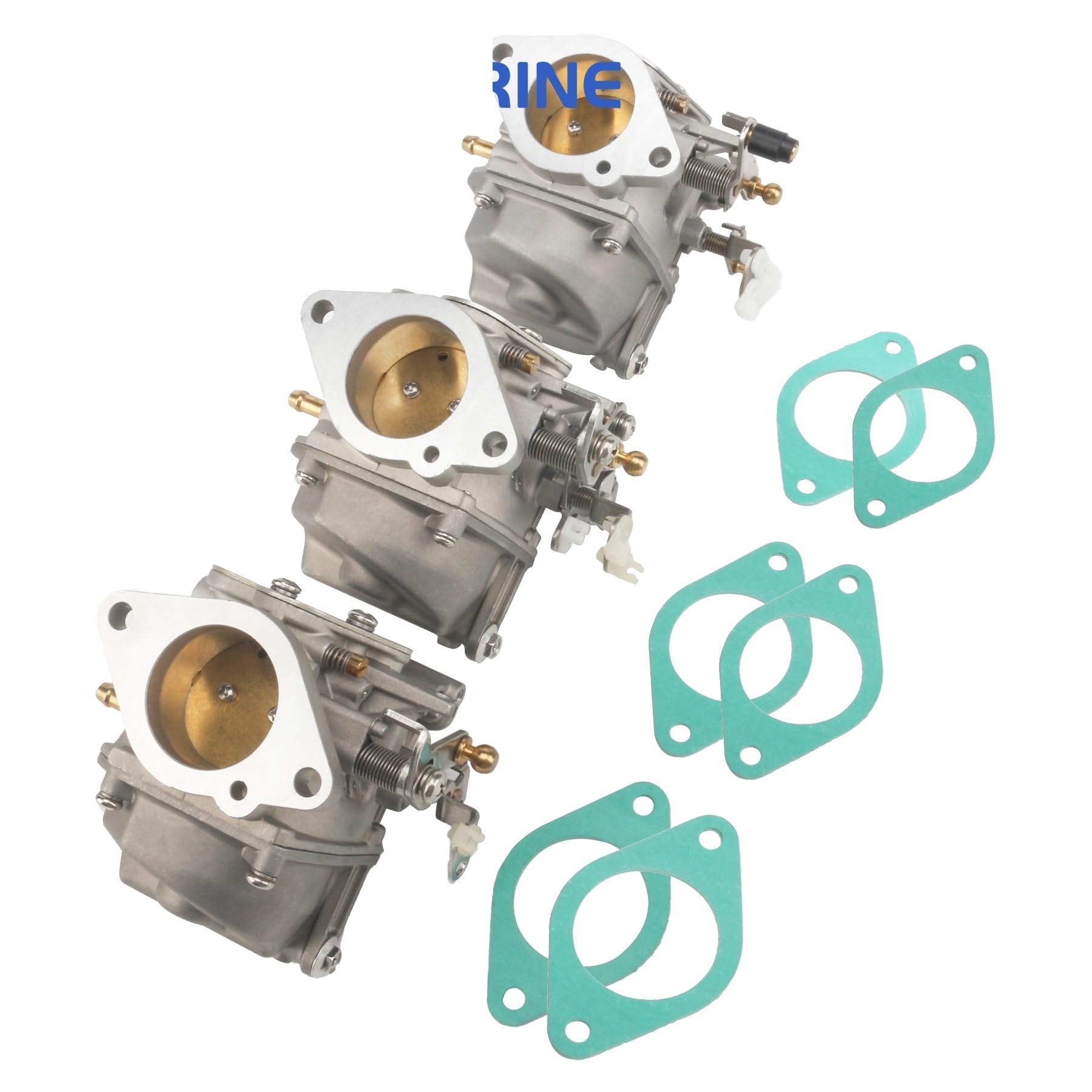 688-14301-40 per gruppo carburatore con guarnizioni per motore fuoribordo marino Yamaha 2 tempi 75 85 HP 3 cilindri 688-14302-40 688-14303-40 Accessori per motori fuoribordo