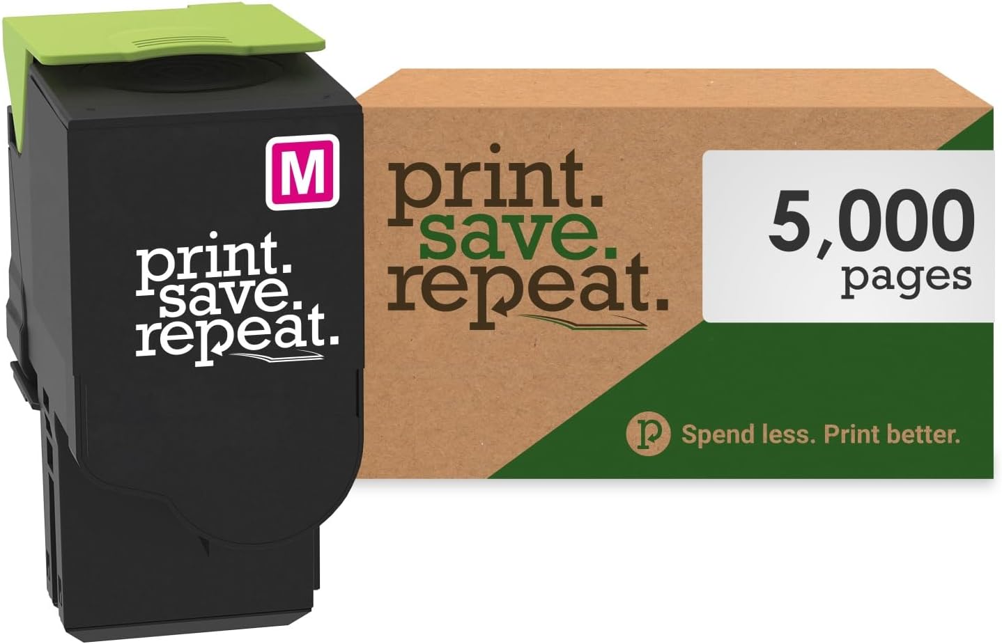 Print.Save.Repeat. Lexmark 78C1XC0 Cyan Extra High Yield Toner Cartridge for CS421, CS521, CS622, CX421, CX522, CX622, CX625 [5,000 Pages]