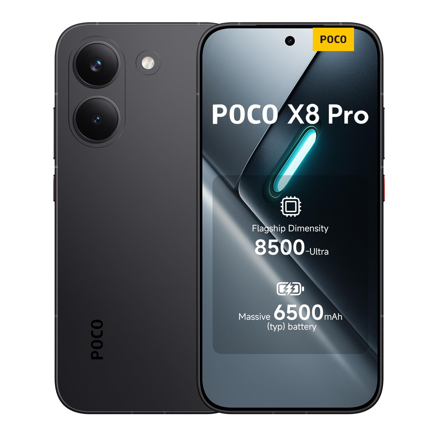 【新品】POCO X8 Pro 8GB/256GB 色：ブラック グローバル版 POCO X8 Pro, Smartphone 8+256 GB, Flagship Dimensity 8500-Ultra