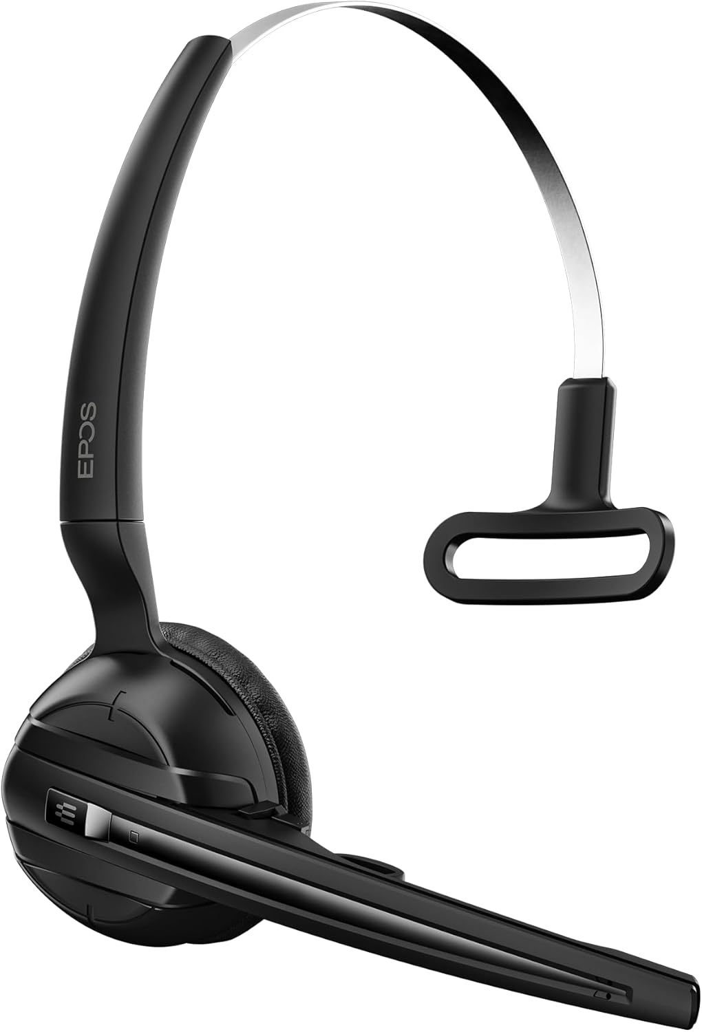 EPOS Impact D 10 USB ML II – Wireless DECT Mono Ear Convertible Headset for Direct Connection to a PC/Softphone, Black