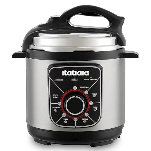Panela de Pressão Elétrica Itatiaia Essencial 3L 700W 127V Inox