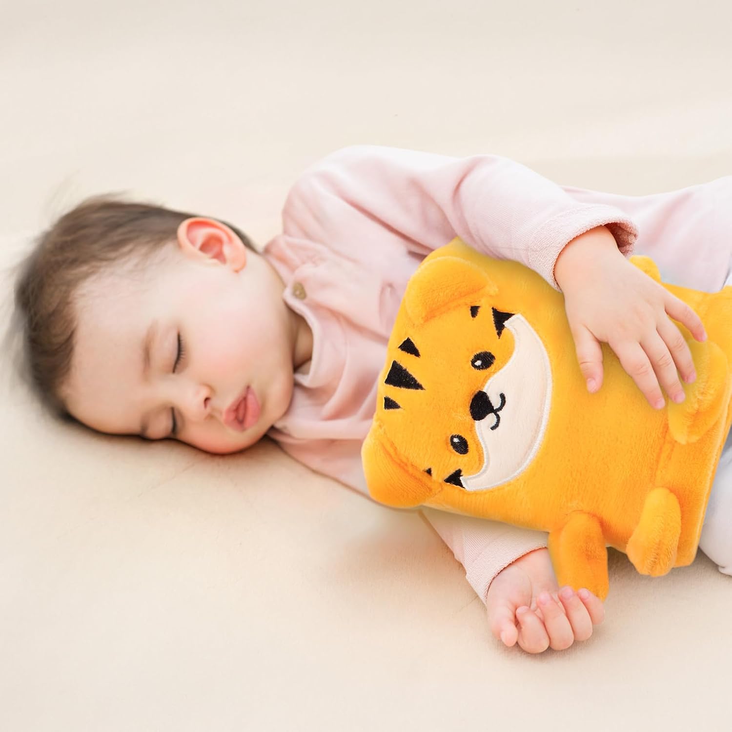 Baby Blanket, Foldable Tiger Shape Plush Blanket, Super Soft Warm Breathable Receiving Blankets Newborn Nursery Swaddle Blankets Gifts for Crib Stroller Boys Girls Birthday Baby Shower thumbnail