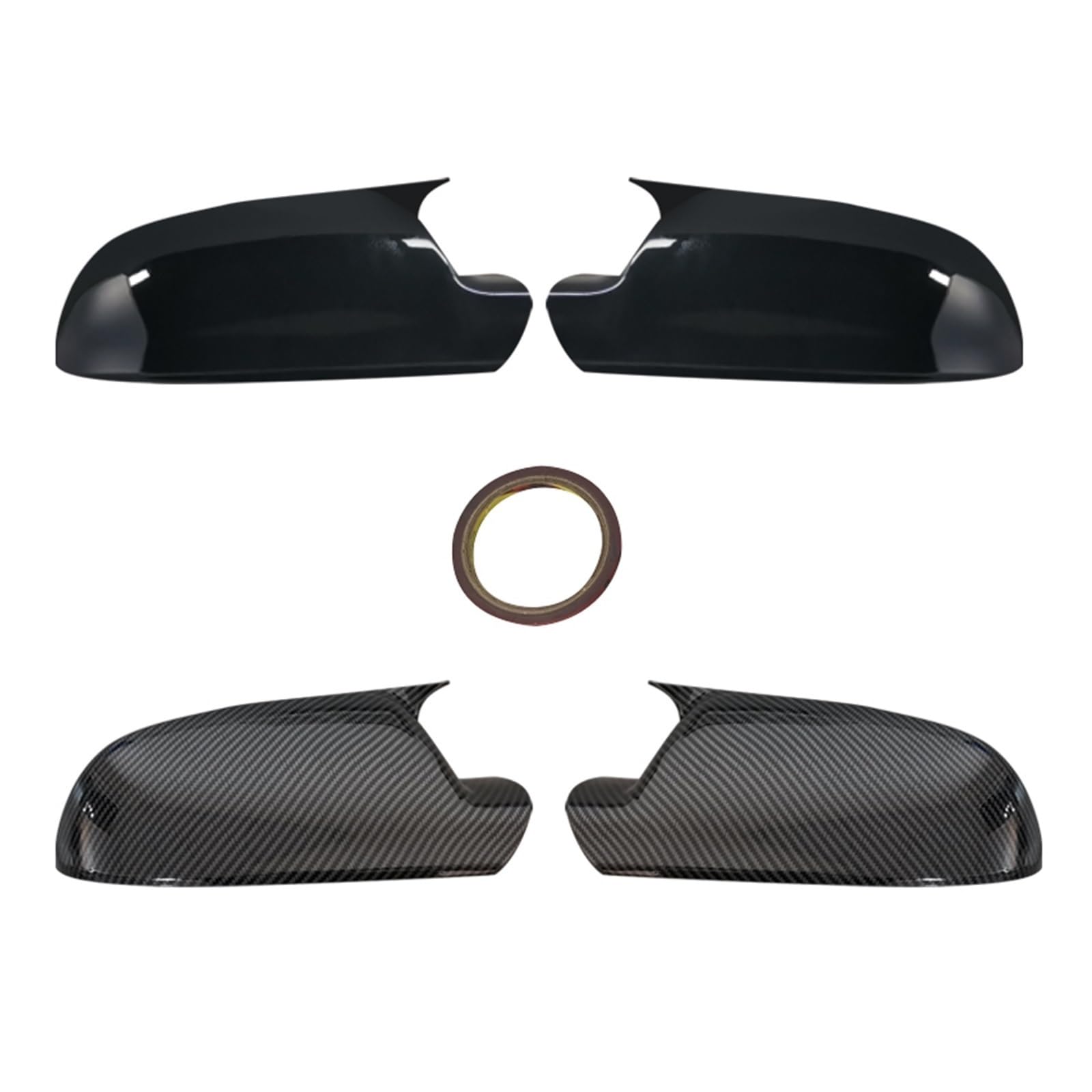 Specchietto retrovisore dell'automobile A3 8P A4 A5 B8.5 S5 RS3 RS4 RS5 2 Prezzi Specchietto retrovisore Calotta ABS Ricambio Carbonio(Bright black)