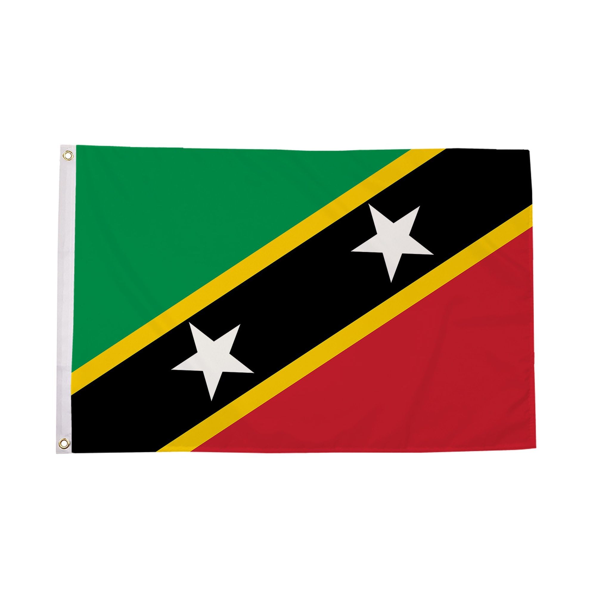 Flagtex Saint Kitts and Nevis Large Flag 8ft x 5ft (240cm x 150cm) — image 1