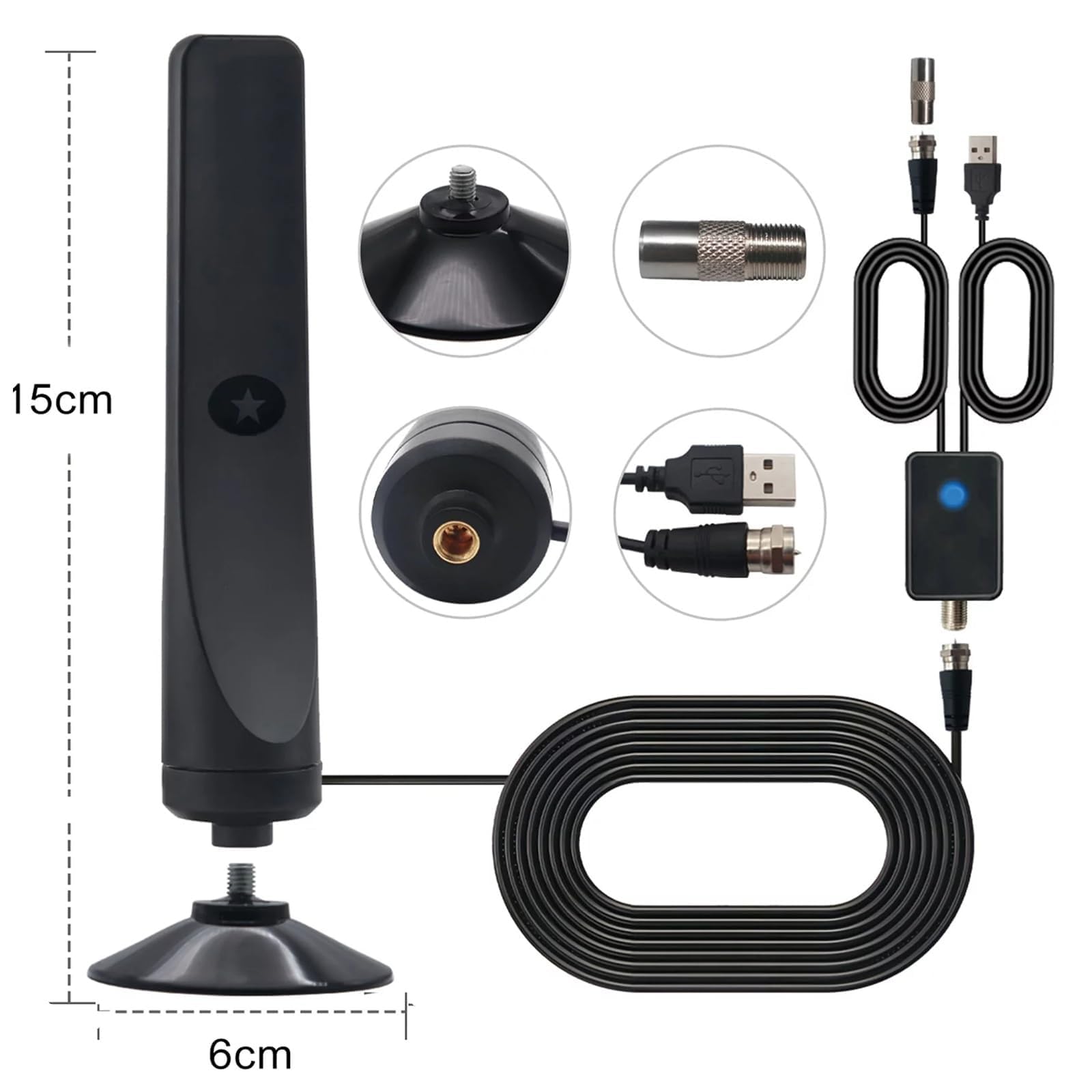 Genericwavemax Tv Antenna Signal Booster Wavemax Satellite Antenna