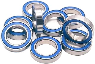 MXITA 10 Uds 6802RS rodamiento 15x24x5mm ABEC-7 Hobby eléctrico RC Coche camión 6802 RS 2RS rodamientos de Bolas 6802-2RS Azul Sellado