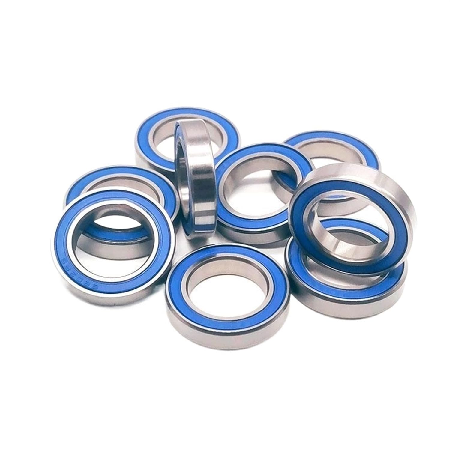 10Pcs 6802RS Bearing 15x24x5mm ABEC-7 Hobby Electric RC Car Truck 6802 RS 2RS Ball Bearings 6802-2RS Blue Sealed