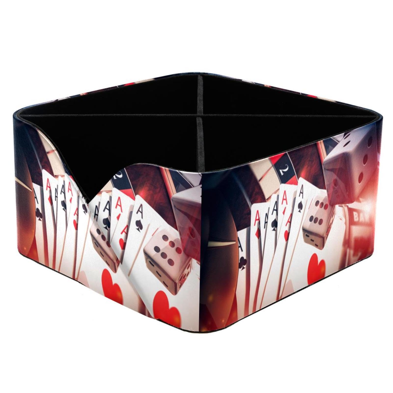 Organiseur de bureau casino avec 4 compartiments porte-crayons