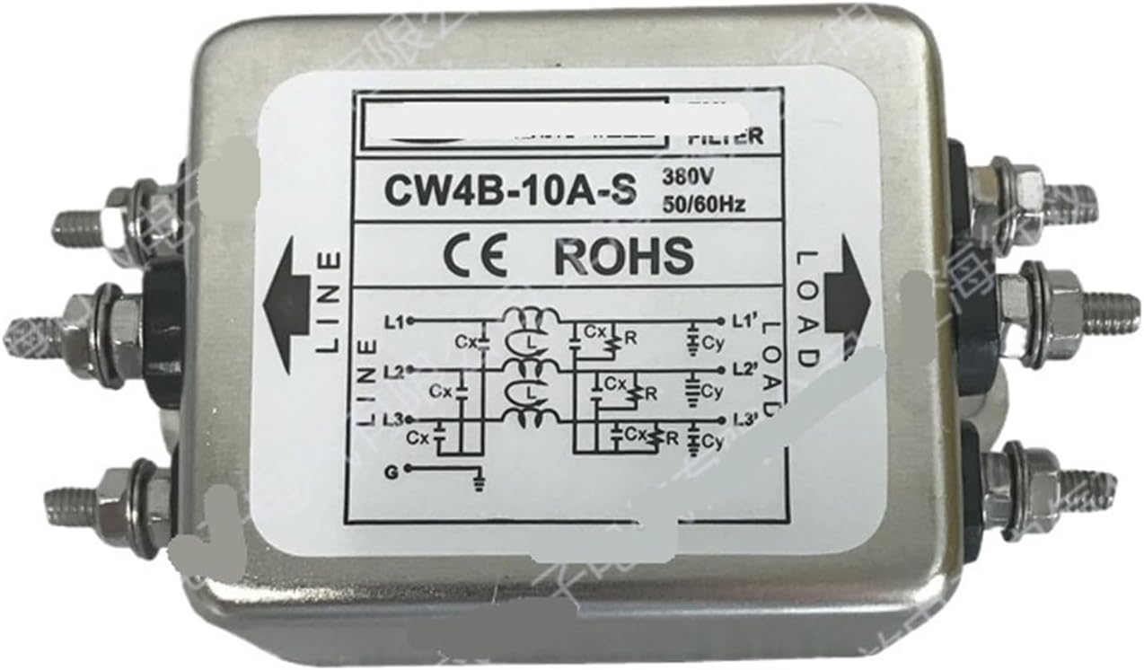 CW12A-40A/50A/60A-S 2線式三相220V干渉フィルター(CW12A-40A-S) 単相 AC 電源フィルター 220v サーボ フィルター抗干渉 CW12A 40A-85A 高電流端子台 (Color : CW12A 単相 AC 電源フィルター 220v サーボフィルター抗干渉 CW12A  40A-85A 高電流端子台 (Color : CW12A ... CW12A-40A/50A/60A-S 三相220V 2線 10A ターミナルブロックパワーフィルター(CW12A-50A-S)