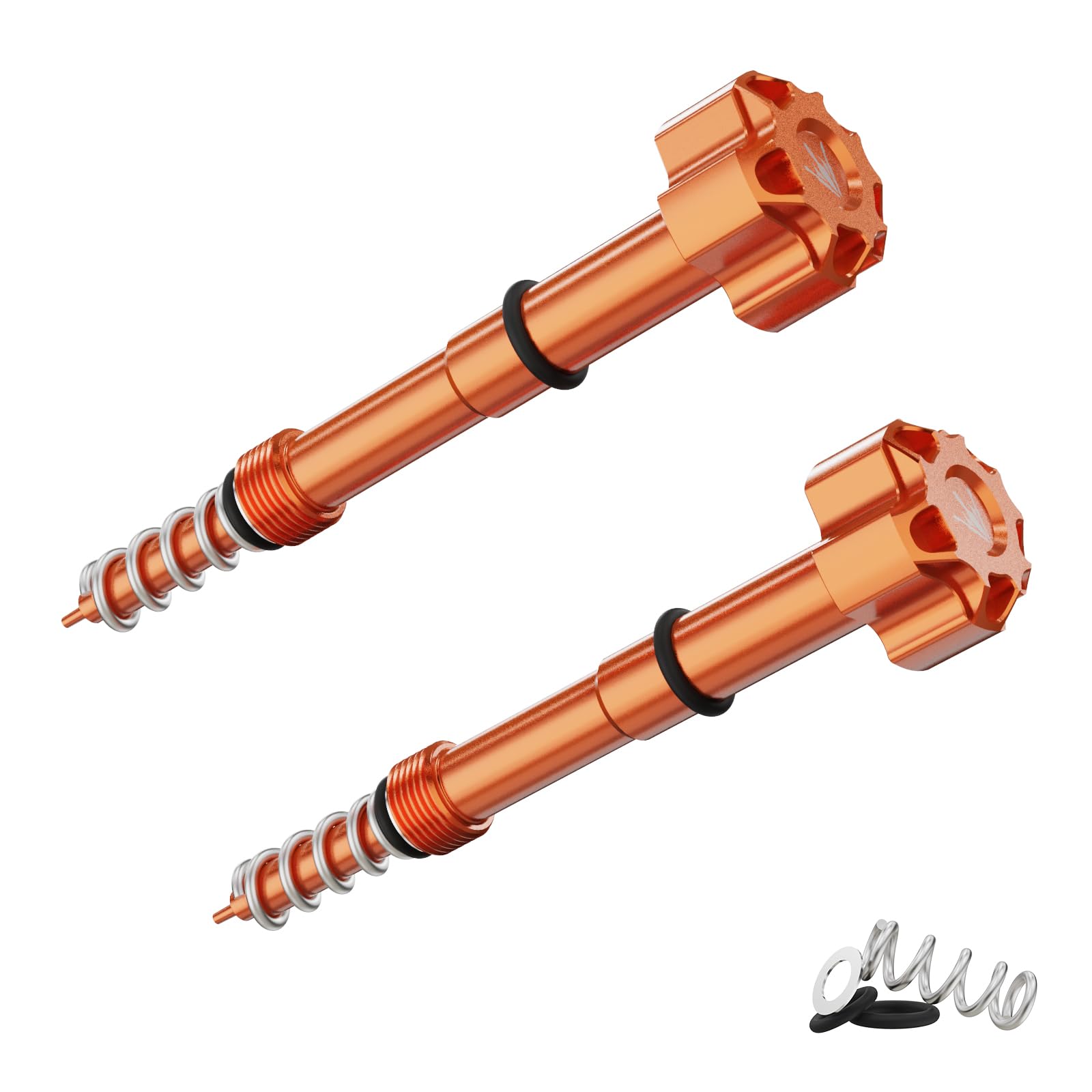 LRNESTO 2 Pcs Air Fuel Mixture Screw Adjuster for Keihin FCR Carb Motorcycle CNC Adjust Carb Compatible with Honda CRF Yamaha YZF WR Kawasaki KXF KLX