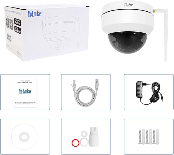 Telecamera IP 5MP WiFi PTZ Telecamera Dome di sicurezza4x zoom otticoIR Night Vesion Smart 265 ONVIF2 4 Telecamera impermeabile IP66 domestica e esterna slot per scheda SD incorporato