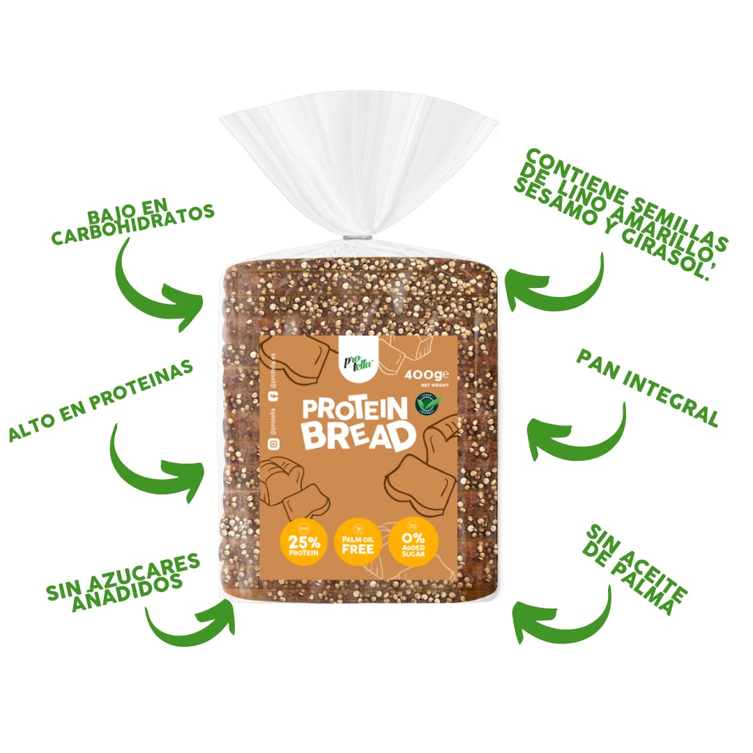 Pack 3 unidades - Pan De Molde Proteico 450gr