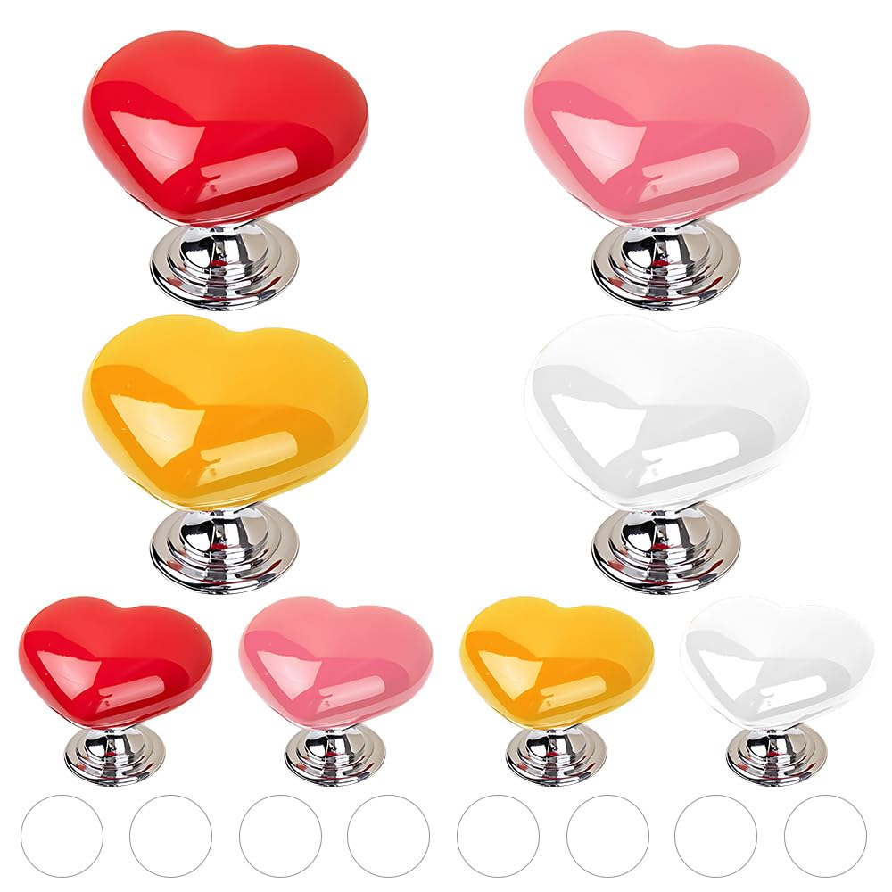 8 Piezas Botones de Descarga de Inodoro, Botón De Tanque De Inodoro, Botón de Presión de Inodoros, Ayuda a la Descarga de Repuesto para Arte de Uñas Largas, para Inodoros y Tanque (4 colores)