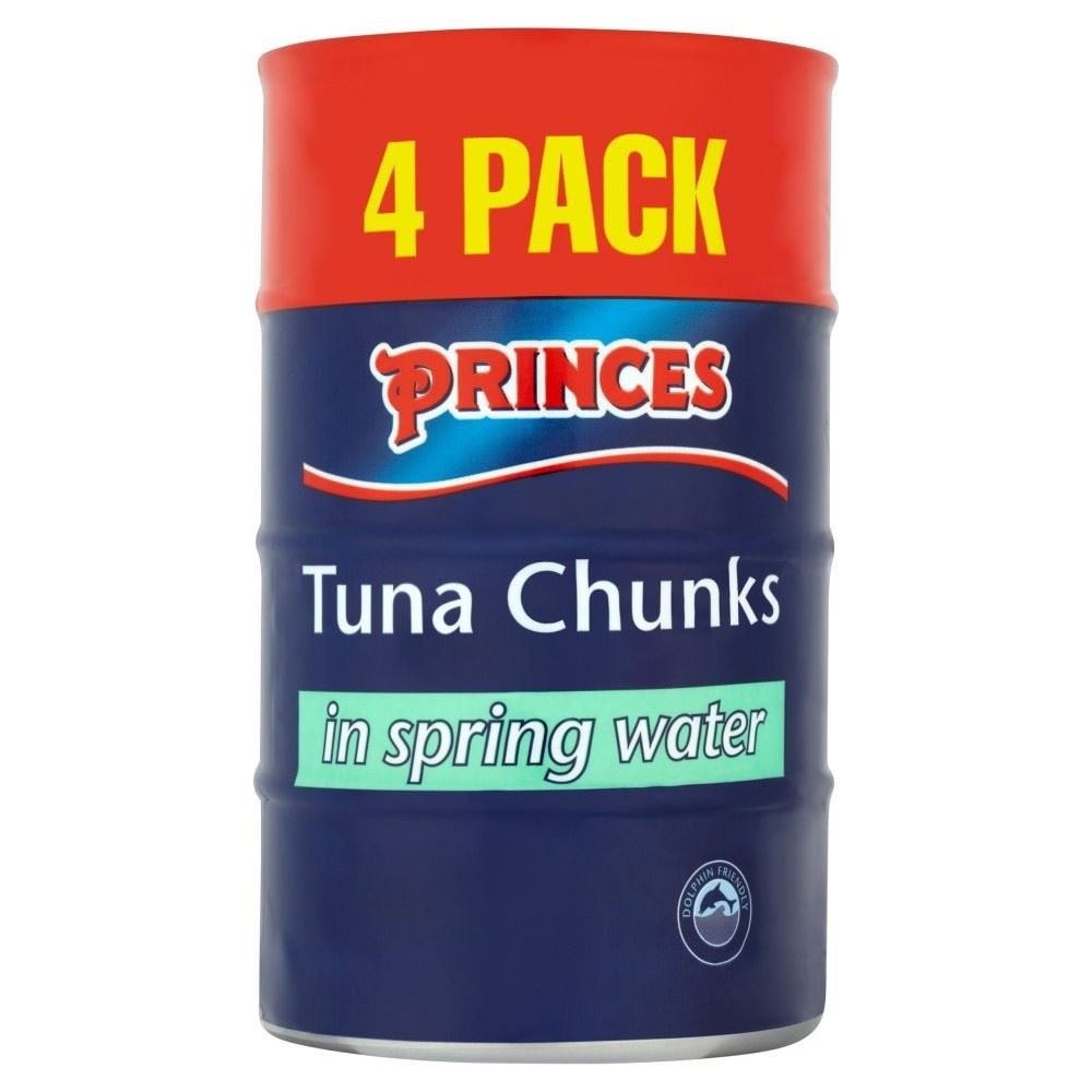 Princes Pezzi Di Tonno In Acqua Di Sorgente (4X160g) (Confezione da 2)